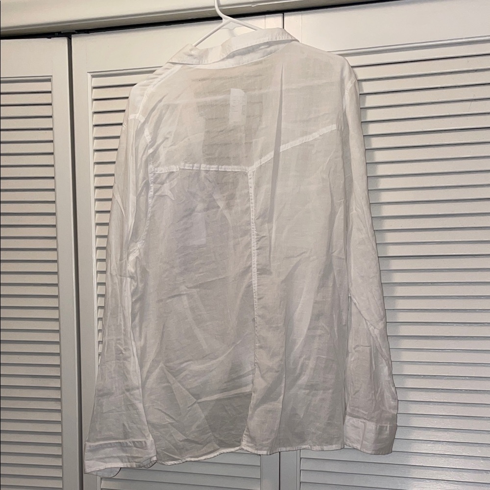 Maurices Classic White Blouse - Picture 3 of 4